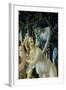 Primavera: Detail of Zephyr and Flora-Sandro Botticelli-Framed Giclee Print