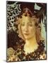 Primavera, Face of Flora-Sandro Botticelli-Mounted Art Print