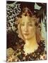Primavera, Face of Flora-Sandro Botticelli-Mounted Art Print