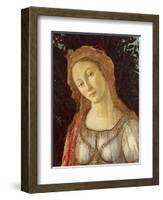 Primavera, Face of Venus-Sandro Botticelli-Framed Art Print