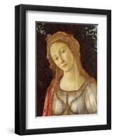 Primavera, Face of Venus-Sandro Botticelli-Framed Art Print