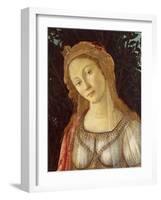 Primavera, Face of Venus-Sandro Botticelli-Framed Art Print