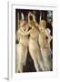 Primavera, Three Graces-Sandro Botticelli-Framed Art Print