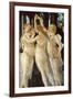 Primavera, Three Graces-Sandro Botticelli-Framed Art Print