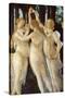 Primavera, Three Graces-Sandro Botticelli-Stretched Canvas