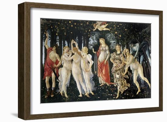 Primavera-Sandro Botticelli-Framed Art Print