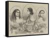 Prime Donne at Her Majesty's Theatre, 1856-null-Framed Stretched Canvas