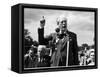 Prime Minister Harold Macmillan Speaking at Conservative Fete in Bromley-null-Framed Stretched Canvas