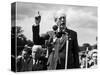Prime Minister Harold Macmillan Speaking at Conservative Fete in Bromley-null-Stretched Canvas