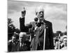 Prime Minister Harold Macmillan Speaking at Conservative Fete in Bromley-null-Mounted Photographic Print