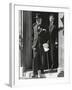 Prime Minister Winston Churchill Leaving 10 Downing Street to Speak to Parliament on June 18, 1940-null-Framed Photo