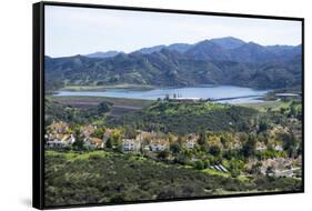 Prime real estate, Santa Monica mountains, California, United States of America, North America-Peter Groenendijk-Framed Stretched Canvas