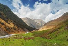 Khevsureti Mountains Georgia-PrimePhoto-Stretched Canvas