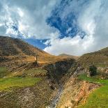 Khevsureti Mountains Georgia-PrimePhoto-Framed Stretched Canvas