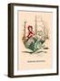 Primevere, Perce-Neige-J.J. Grandville-Framed Art Print