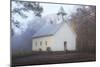 Primitive Baptist Church Fog-Galloimages Online-Mounted Photographic Print