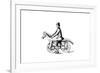 Primitive Bicycle, a Form of Dandy Horse, C1818-null-Framed Giclee Print