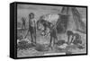 Primitive Breadmaking, 1894-null-Framed Stretched Canvas