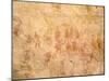 Primitive Cave Painting, Akakus, Sahara Desert, Fezzan, Libya, North Africa, Africa-Sergio Pitamitz-Mounted Photographic Print