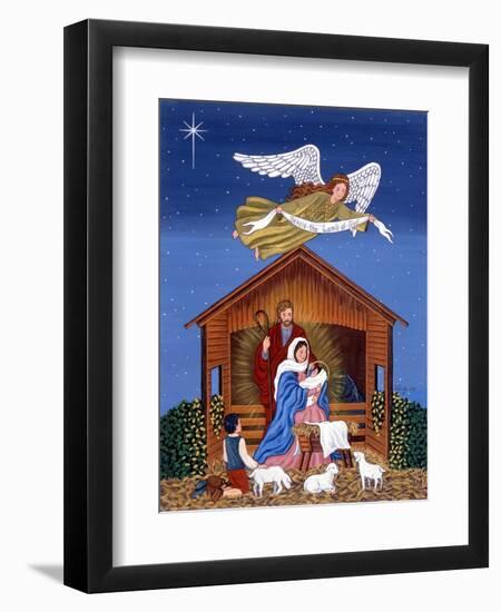 Primitive Nativity-Sheila Lee-Framed Premium Giclee Print