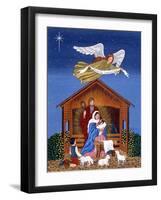 Primitive Nativity-Sheila Lee-Framed Giclee Print