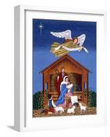 Primitive Nativity-Sheila Lee-Framed Giclee Print