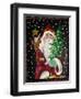 Primitive Snowman & Toys-sylvia pimental-Framed Art Print