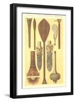 Primitive Tribal Weapons-null-Framed Art Print