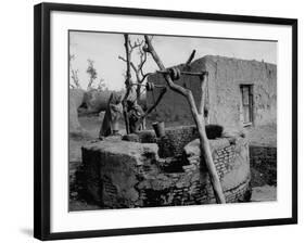 Primitive Village in Punjabi, Primitive Settlements Will Give Place to Capital City of Chandigarh-James Burke-Framed Photographic Print