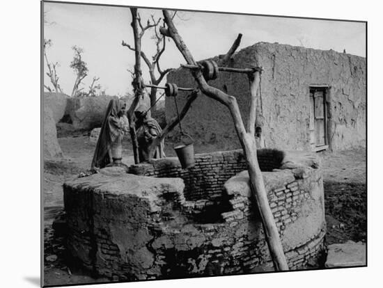 Primitive Village in Punjabi, Primitive Settlements Will Give Place to Capital City of Chandigarh-James Burke-Mounted Photographic Print