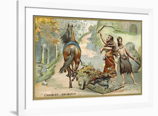 Primitive Wagon-null-Framed Giclee Print