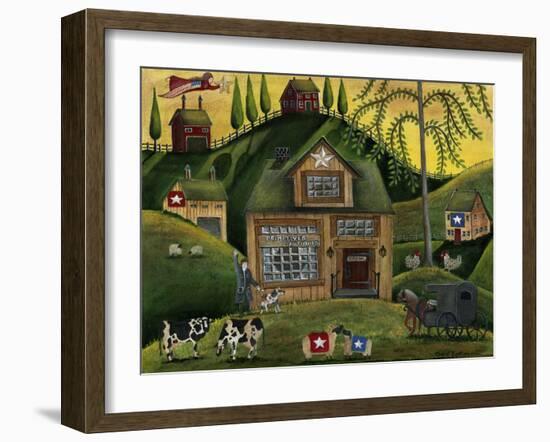 Primitives and Antiques Lang 2018-Cheryl Bartley-Framed Giclee Print