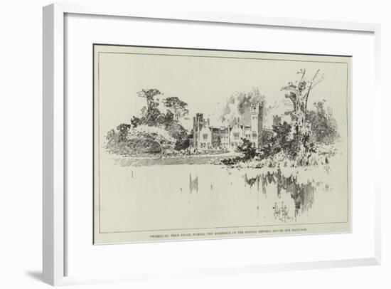 Primkenau, Near Sagan, Silesia, the Residence of the German Empress before Her Marriage-Herbert Railton-Framed Giclee Print