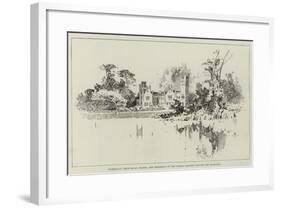 Primkenau, Near Sagan, Silesia, the Residence of the German Empress before Her Marriage-Herbert Railton-Framed Giclee Print