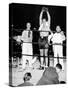 Primo Carnera Celebrates Victory, New York, 1933-null-Stretched Canvas