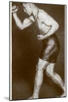 Primo Carnera, Italian Boxer, 1938-null-Mounted Giclee Print
