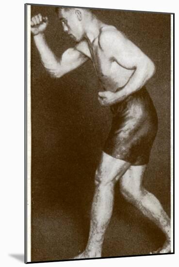 Primo Carnera, Italian Boxer, 1938-null-Mounted Giclee Print