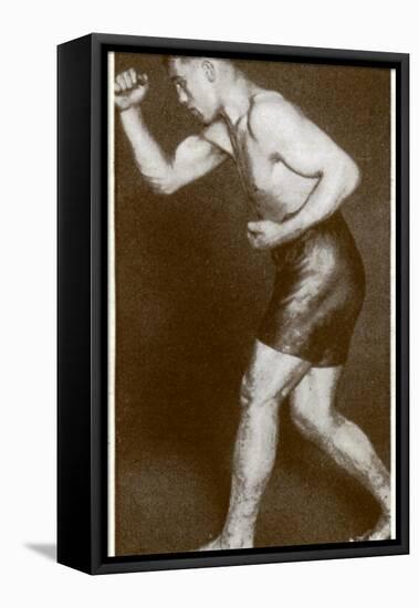 Primo Carnera, Italian Boxer, 1938-null-Framed Stretched Canvas