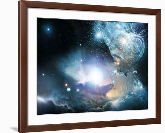 Primordial Quasar, Artwork-null-Framed Photographic Print