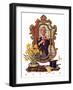 "Primping in Mirror,"April 11, 1936-Joseph Christian Leyendecker-Framed Premium Giclee Print