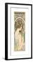 Primrose, 1899 -Focus-Alphonse Mucha-Framed Premium Giclee Print