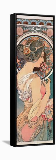 Primrose, 1899-Alphonse Mucha-Framed Stretched Canvas