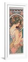 Primrose, 1899-Alphonse Mucha-Framed Giclee Print