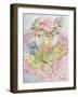 Primrose and Azalea-Joan Thewsey-Framed Giclee Print