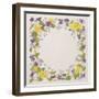 Primrose and Violet Square-Linda Benton-Framed Giclee Print