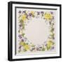 Primrose and Violet Square-Linda Benton-Framed Giclee Print