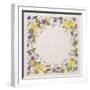 Primrose and Violet Square-Linda Benton-Framed Giclee Print