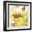 Primrose & Butterflies-Julie Paton-Framed Art Print