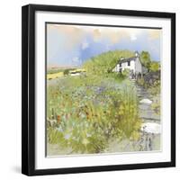 Primrose Cottage-Ken Hurd-Framed Giclee Print