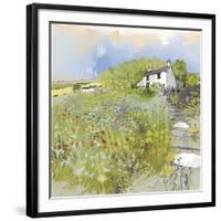 Primrose Cottage-Ken Hurd-Framed Giclee Print